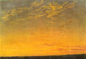 Kväll av Caspar David Friedrich