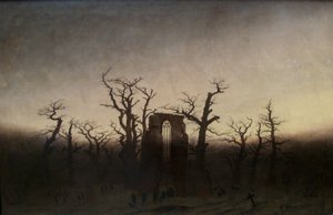 Tyska: Abtei im Eichwald Klostret i ekskogen av Caspar David Friedrich