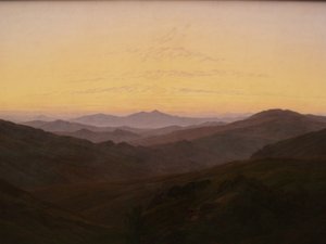 Tyska: Jättebergen Jättebergen av Caspar David Friedrich
