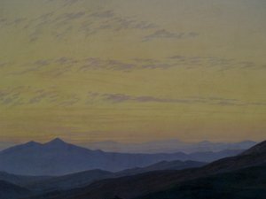 Tyska: Jättebergen Jättebergen av Caspar David Friedrich