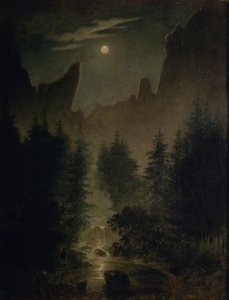Tyska: Uttewalder Grund av Caspar David Friedrich