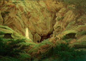Gravar av gamla hjältar av Caspar David Friedrich