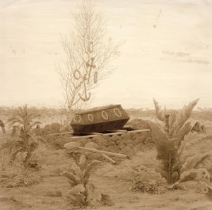 Kista på en ny grav av Caspar David Friedrich