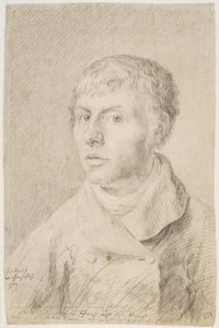 Självporträtt, 1800 av Caspar David Friedrich