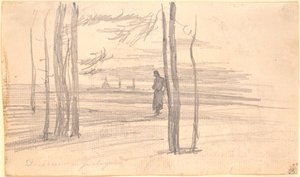 Utsikt över Dresden av Caspar David Friedrich