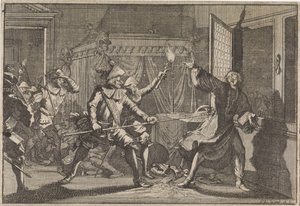Albrecht von Wallenstein, hertig av Friedland, mördas av sina egna soldater, 1634