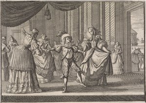 Utbildning av Balthazar Karel, äldste son till kung Filip IV, 1642 av Caspar Luyken (attributed to)