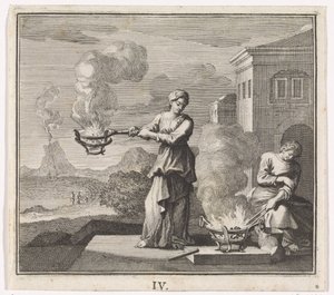Emblem: eld av Caspar Luyken