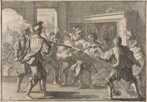 Miguel de Vasconcelos upptäcks i en garderob och mördades av rasande portugiser, 1640