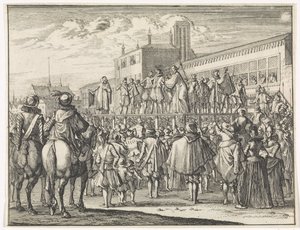 Offentligt tal av mästare Godefroy Bousart i Atrecht av Caspar Luyken