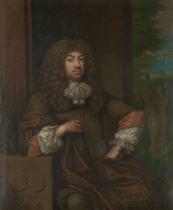 Porträtt av Jan Boudaen Courten (1635-1716), herre över St. Laurens, Schellach och Popkensburg, domare och rådman i Middelburg av Caspar Netscher (copy after)