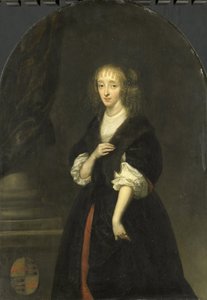 Porträtt av Jacoba Bicker (1640-95), hustru till Pieter de Graeff av Caspar Netscher