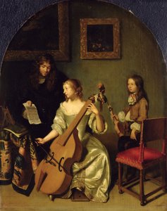 The Bassviol Player, 1665 