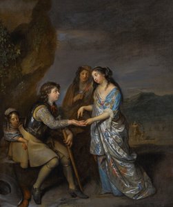 Lyckoplattan av Caspar Netscher