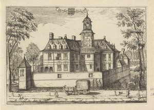 Huset Plettenburg i Jutphaas Plettenburg i Jutphaes (titel på objekt) av Caspar Specht