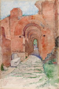 Arches of Palace of Nero, 1933. av Cass Gilbert