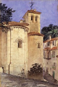 Kyrkan i Segovia, Spanien, 1920.