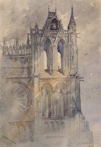 Southwest Tower, Amiens katedral, 1880. av Cass Gilbert
