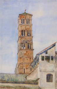 Tower, San Francisco Romano, Rom, 1898. av Cass Gilbert