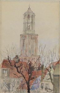 Tornet på katedralen i Utrecht, Holland av Cass Gilbert