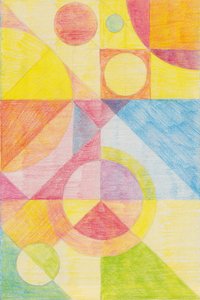 Färgglad abstrakt geometri