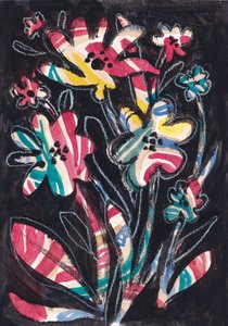 Färgglada randiga blommor av Catalina Somolinos