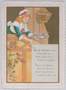 Valentine, 1874. av Catherine Greenaway