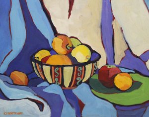 Skål Still Life, 2019 (olja på duk)