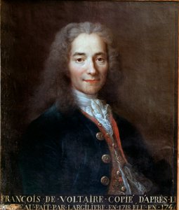 Porträtt av Voltaire av Catherine Lusurier