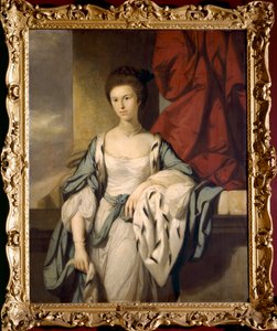 Maria Constantina Trevor, grevinna av Suffolk (olja på duk) av Catherine Read