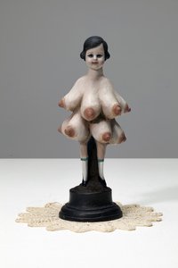 El Shaddai, 2013 (oljefärg på patinerad brons) av Cathie Pilkington