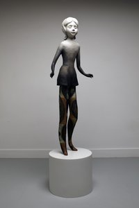 Twinkle, 2014 (oljefärg på brons med bas i målad brons)