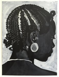 Belladonna: Koroba, 2014 (olja  akryl på papper) av Cathy Lomax