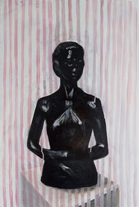 Black Venus, 2014-15 (olja på linne) av Cathy Lomax