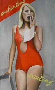 Förtrollande, spännande, 2007 (olja på linne)