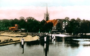 Themsen vid Marlow, Buckinghamshire, 1926.