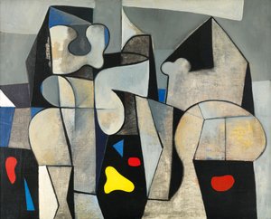 Organic Forms, ca 1950 (olja på duk)