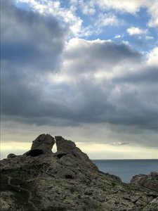 Landskap - Himmel och hav, 2019 (foto) av Cécile Jamet