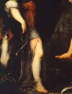 Erminia kati ya wachungaji, na Cecco Bravo (1607-1661), Kina
