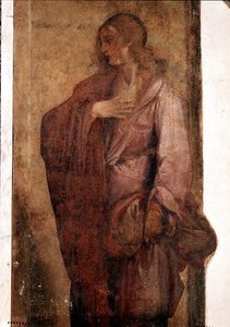Figur av en kvinna (fresk)