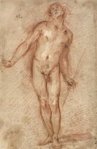 Stående manlig naken, 1637-38