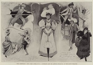 The Chieftain, New Comic Opera av F C Burnard och Sir Arthur Sullivan, på Savoy Theatre av Cecil Charles Windsor Aldin