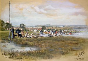 The Albert - Second Stage, 1000 yards, Bisley Camp, 1893 (wc och gouache på papper)
