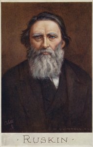 John Ruskin (1819-1900), engelsk författare, konstkritiker, konstnär och samhällstänkare