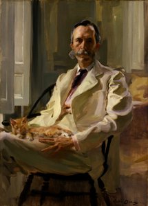 Man med katten Henry Sturgis Drinker, 1898.