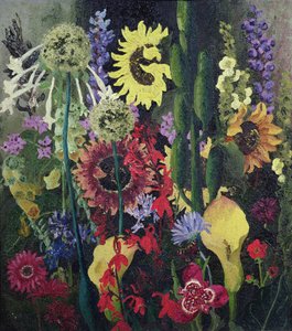 Trädgårdslandskap nr.2 av Cedric Morris