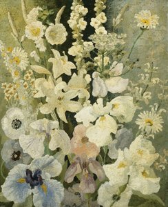 Vita blommor