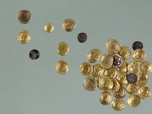Mynt hittade i Mardorf, Tyskland (guld och silver) av Celtic Celtic