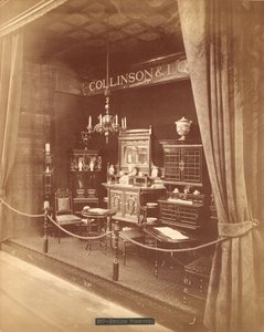 Collinson & Locks möbelutställning (silveralbumintryck)