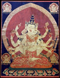 Guhyasamaja Akshobhyavajra Tanaka, 1600-talet. av Central Asian Art.